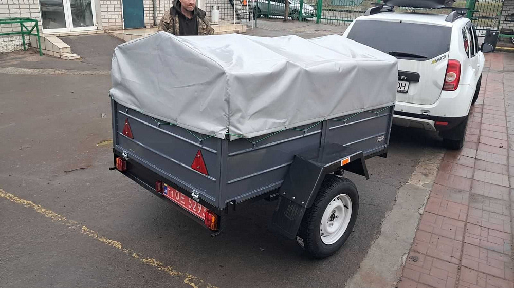 Прицеп прицеп прицеп легковой 2000/1300. Доставка. Документы. Макеевка - изображение 4