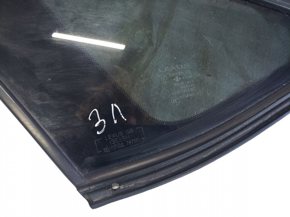 Форточка задняя левая Lexus RX XU30 2003-2009 6272048230 разборка Новоазовск - изображение 2