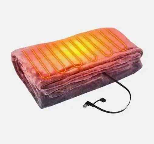 плед с подогревом 155*80 Electric Heating Shawl Blanket USB одеяло Шахтерск