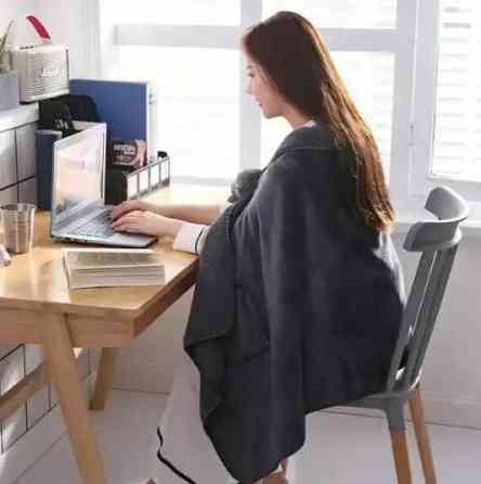 плед с подогревом 155*80 Electric Heating Shawl Blanket USB одеяло Шахтерск