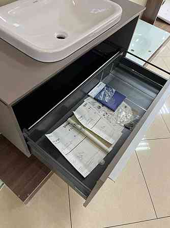 DURAVIT (Германия) базальт матовая тумба со столешницей и раковиной Зугрэс