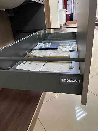 DURAVIT (Германия) базальт матовая тумба со столешницей и раковиной Зугрэс