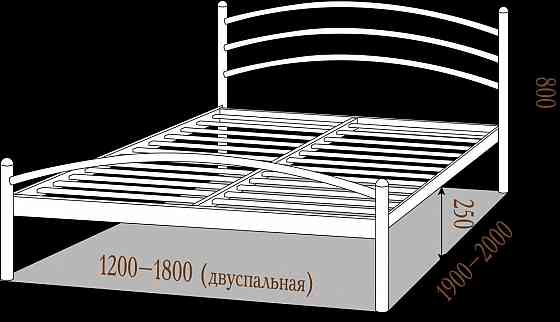 Кровать с матрасом 160х200 в Херсоне Снежное