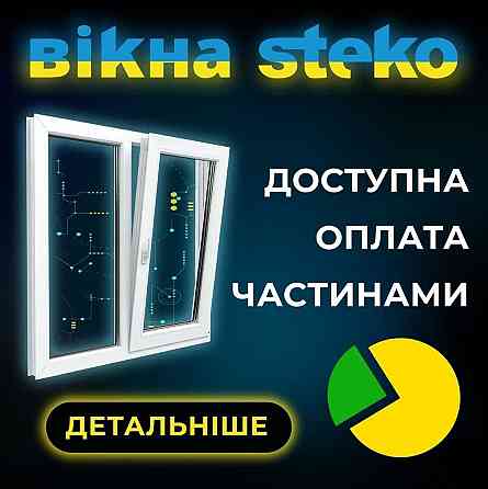 Двери Стеко МЕТАЛО-ПЛАСТИКОВЫЕ 70*205 в Херсоне. Входные, межкомнатные Ясиноватая