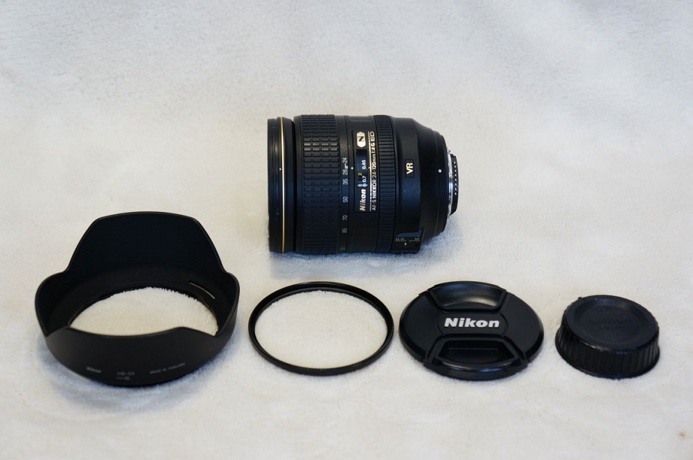 Nikon 24-120 f4 VR Отличное состояние! Снежное - изображение 2
