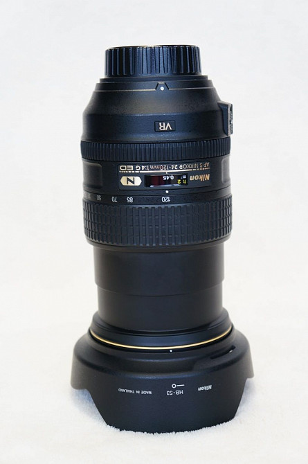 Nikon 24-120 f4 VR Отличное состояние! Снежное - изображение 6