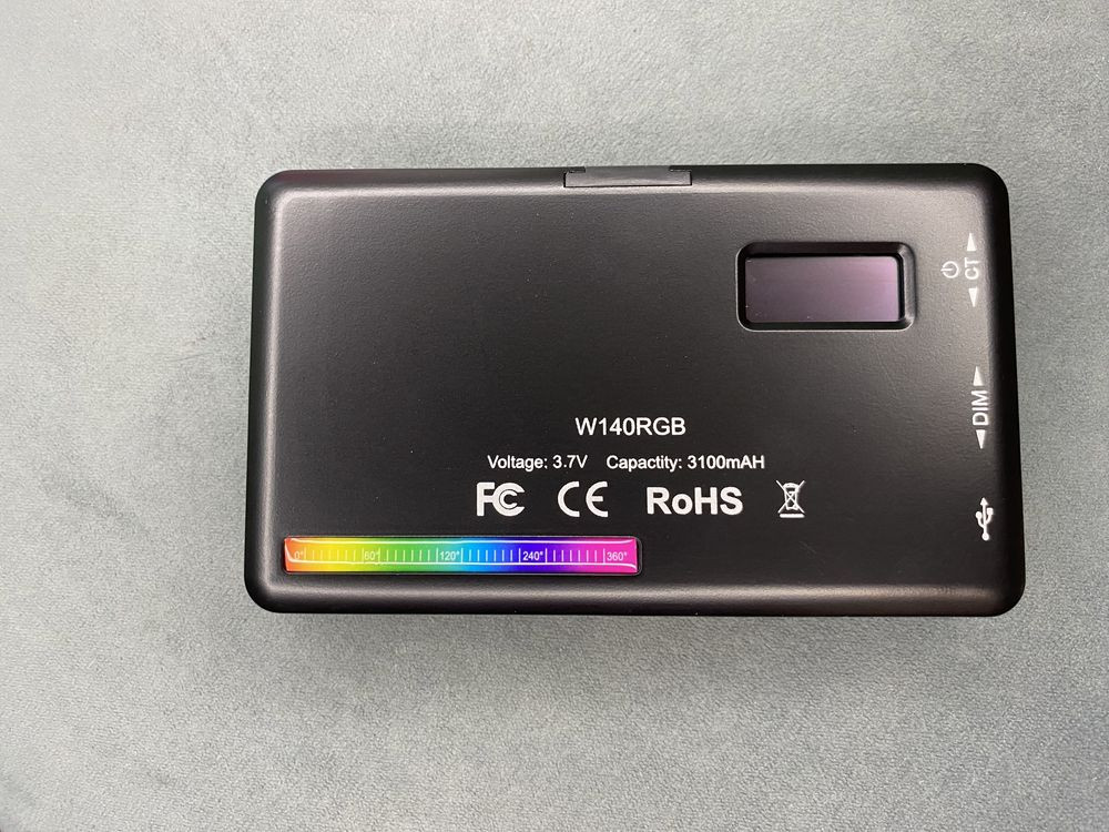 W140 RGB LED цветной видеосвет, фотосвет Димитров - изображение 2