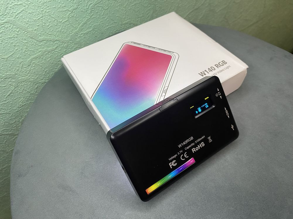 W140 RGB LED цветной видеосвет, фотосвет Димитров - изображение 1