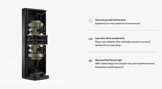 Акустична система об'ємного звуку Bose Surround Speakers 700 Black Горловка