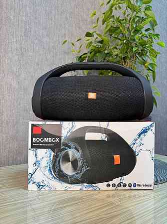 Портативная колонка Boombox с ручкой 31 см / Колонка Bluetooth Черная Зугрэс