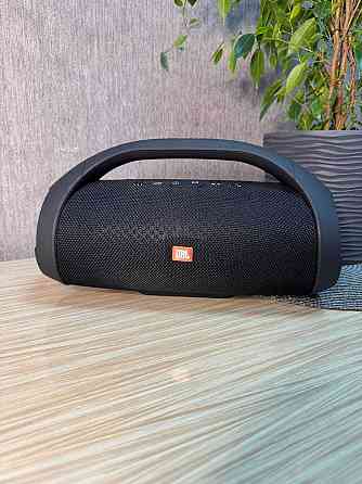 Портативная колонка Boombox с ручкой 31 см / Колонка Bluetooth Черная Зугрэс