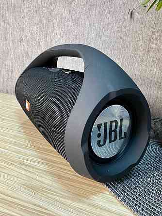 Портативная колонка Boombox с ручкой 31 см / Колонка Bluetooth Черная Зугрэс