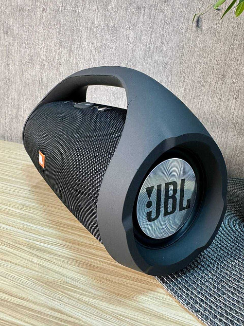 Портативная колонка Boombox с ручкой 31 см / Колонка Bluetooth Черная Зугрэс - изображение 4