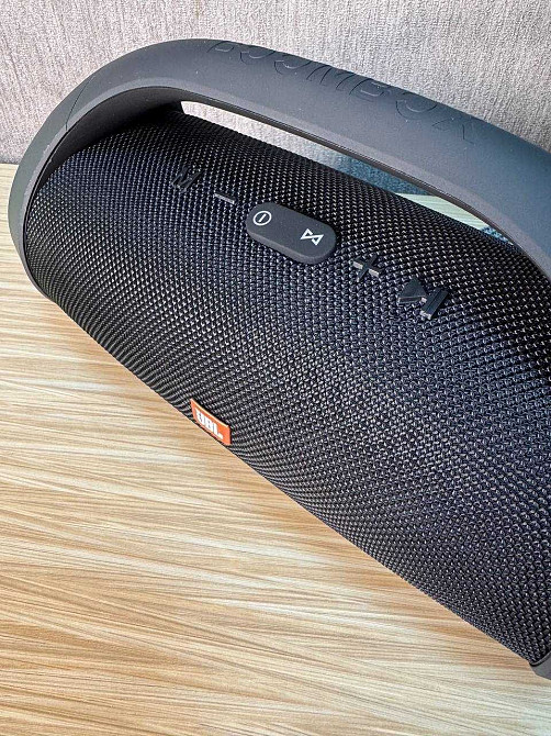 Портативная колонка Boombox с ручкой 31 см / Колонка Bluetooth Черная Зугрэс - изображение 3