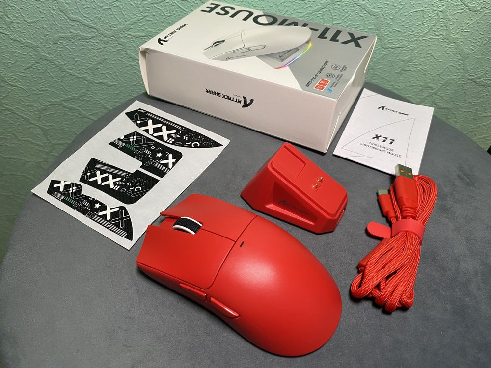 Attack Shark X11. Игровая мышь с док станцией Докучаевск - изображение 1