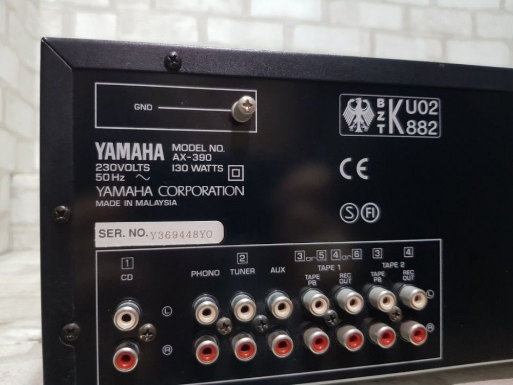 Стереоусилитель YAMAHA AX-390, 2х90 Вт, б/у из Германии Димитров - изображение 6