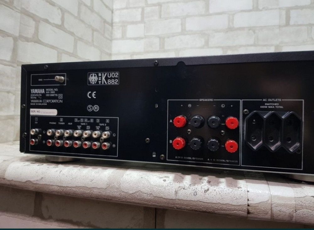 Стереоусилитель YAMAHA AX-390, 2х90 Вт, б/у из Германии Димитров - изображение 4