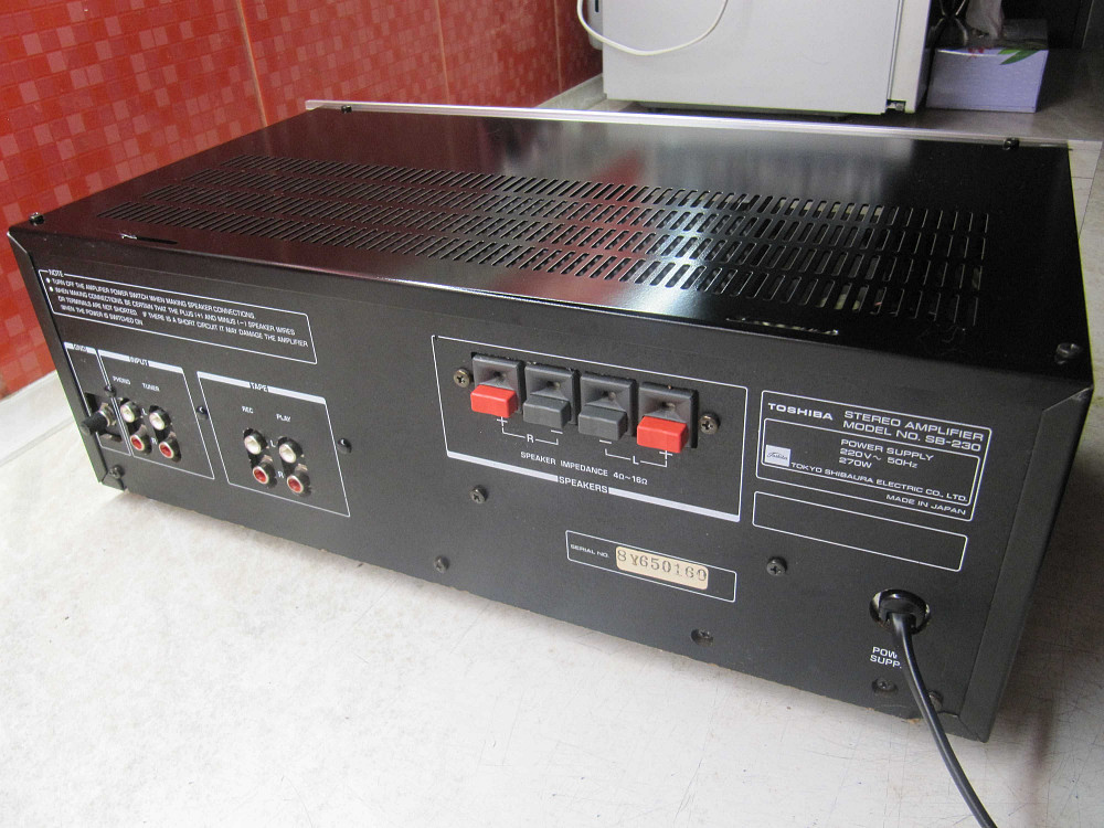 TOSHIBA SB-230 HI-FI - Полный Усилитель класса HI-FI (Made in Japan) Ждановка - изображение 7