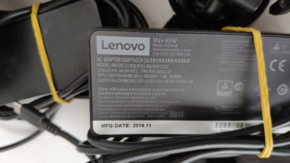 Блок живлення Lenovo 65w Type C / 20v 3.25a / 15v 3a / 9v 2a / 5v 2a Докучаевск - изображение 2