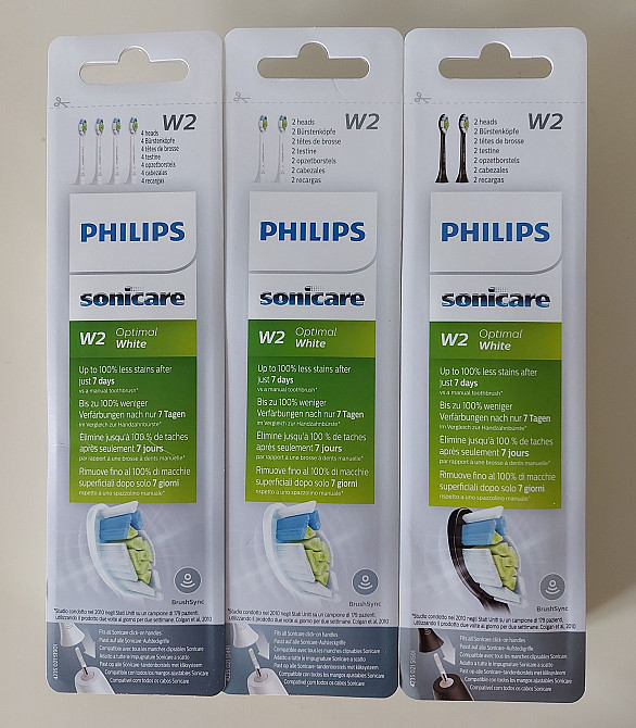 Оригінальні насадки Philips sonicare W2 Optimal White Шахтерск - изображение 1