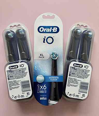 іО Ultimate White Gentle Black Насадки Oral b Ясиноватая