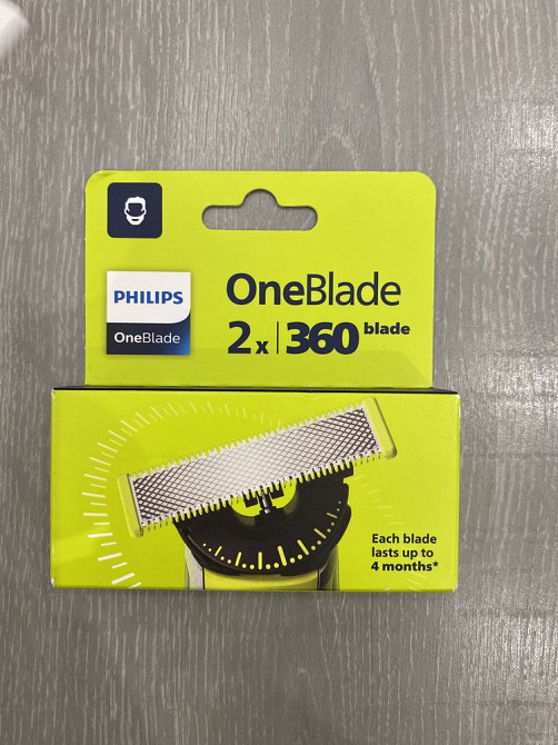 Philips OneBlade оригинальные сменные лезвия кассеты насадки картриджи Александровка - изображение 3