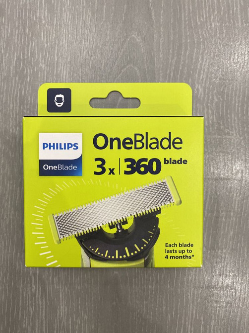 Philips OneBlade оригинальные сменные лезвия кассеты насадки картриджи Александровка - изображение 4