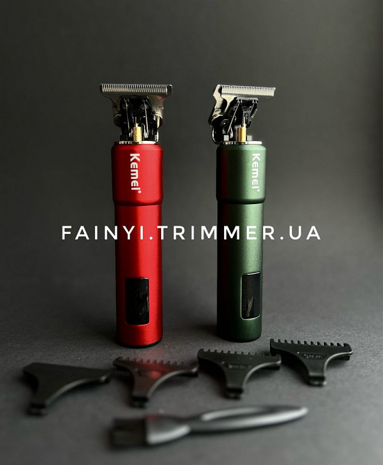 Потужний тример 10Вт Kemei StyleTrim для стрижки бороди та голови Макеевка - изображение 4