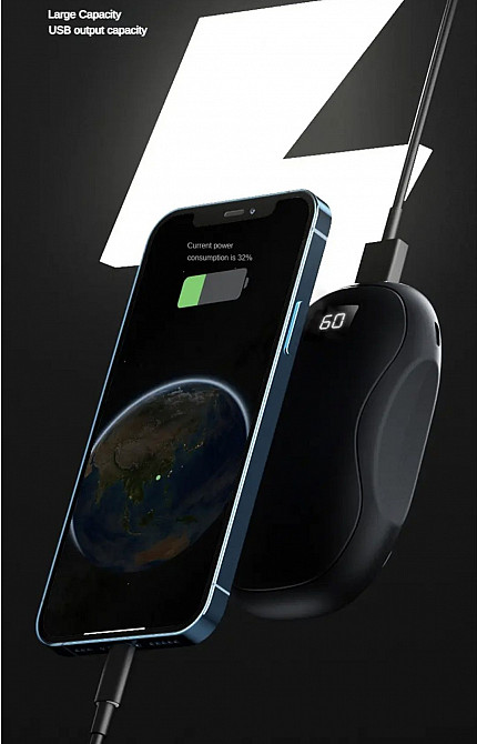 USB Грелка для рук + Power Bank 5200 mAh Донецк - изображение 5