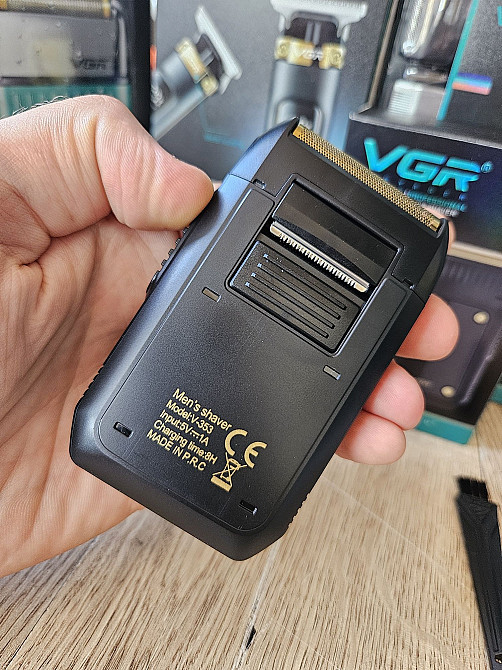 Шейвер бритва для бороды VGR 353 для гоління  бороди  тример дорожний Ждановка - изображение 4