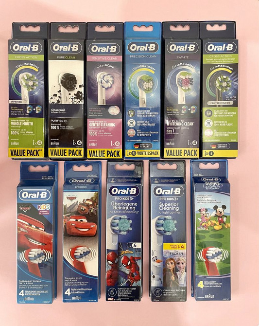 Оригинальные насадки из Германии Cross Action White Oral-B Braun Донецк - изображение 4