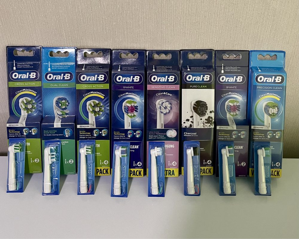 Оригинальные насадки из Германии Cross Action White Oral-B Braun Донецк - изображение 7