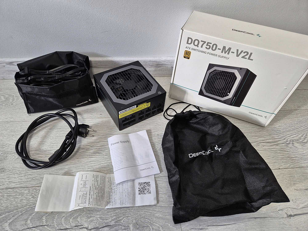 Качественный блок питания 750W GOLD с гарантией 8,5 лет. DeepCool DQ750-M-V2L с японскими конденсато Кировское - изображение 1