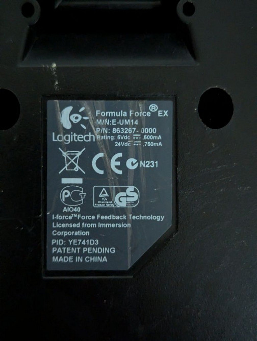 Кермо ігрове Logitech Formula Force EX for PC Донецк - изображение 4