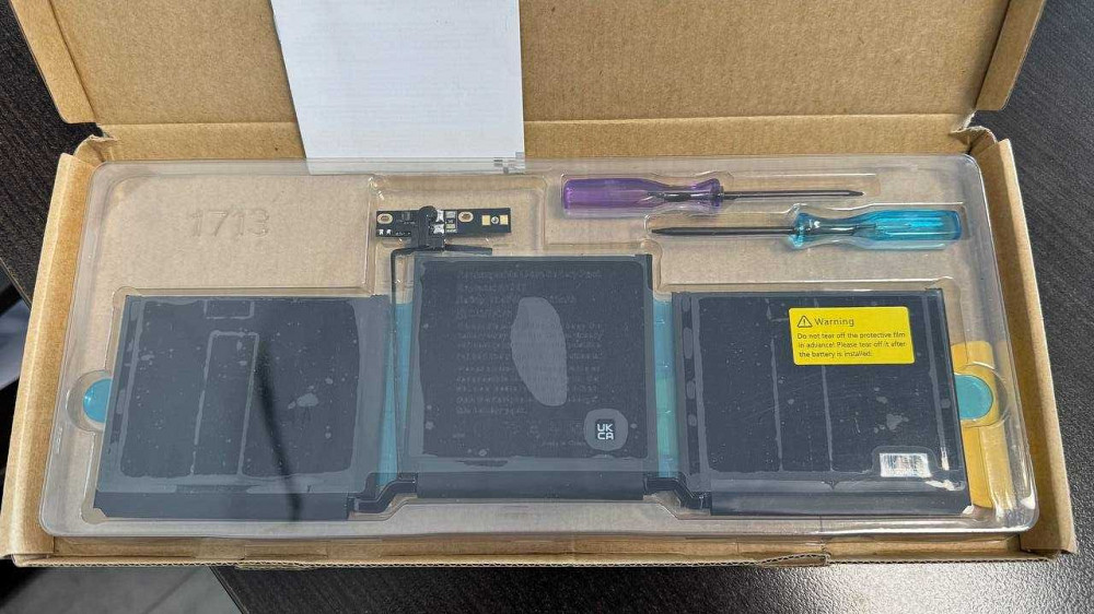 Батарея, Аккумулятор A1713 Macbook Pro Retina 13" 2016-2017, A1708 АКБ Кировское - изображение 1