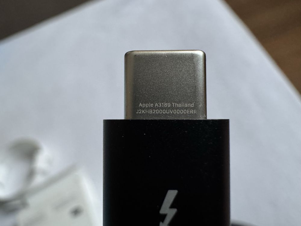 Оригинальный кабель apple Thunderbolt 5 pro 1m mc9c4am/a Енакиево - изображение 4