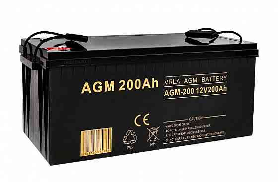 Акумулятор AGM VRLA 12V 200Ah VOLT POLSKA • акумуляторна батарея Донецк