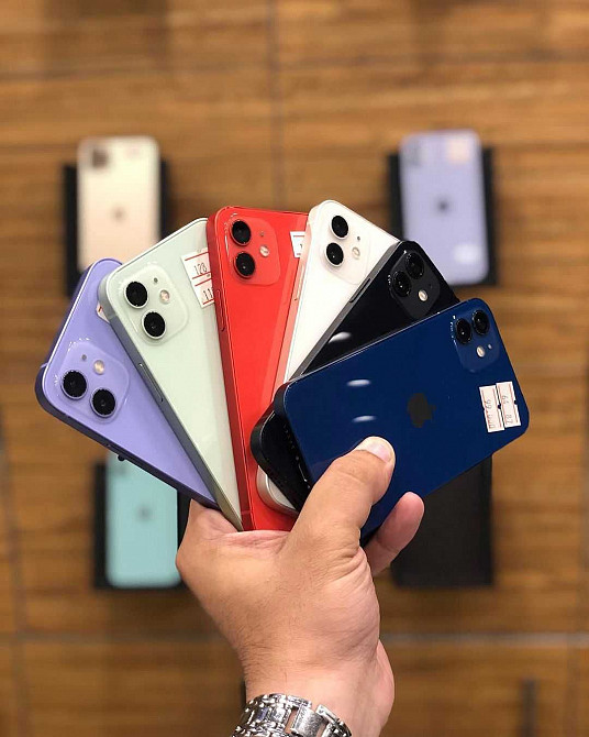 Apple IPHONE 12 64\128GB Black, Red, Blue, Purple, Green Айфон / Ждановка - изображение 1