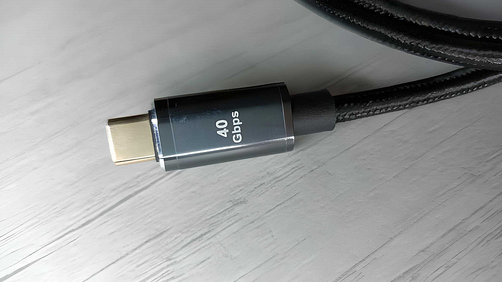 Удлинители-переходники 240W Thunderbolt 4 USB Type-C 4.0 40Gbps Снежное - изображение 6