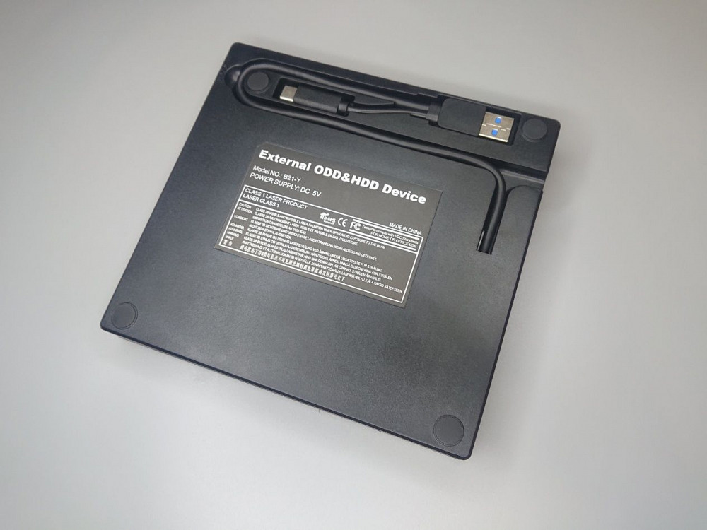 Внешний оптический привод CD/DVD/RW, USB 3.0/Type C Кировское - изображение 5