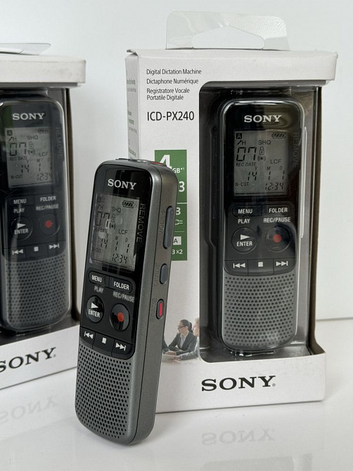 Цифровой диктофон Sony ICD-PX240 MP3-Плеер Диктофон Ясиноватая - изображение 2