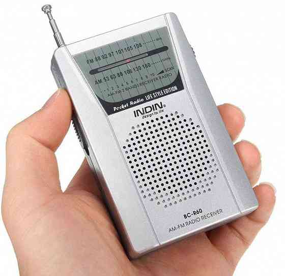 Радиоприемник Indin BC-R60 - FM\AM, мини радио на батарейках, радио Донецк