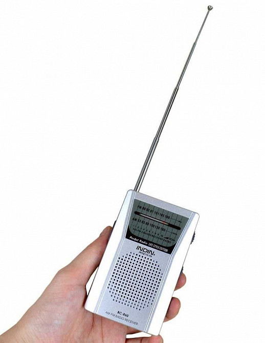 Радиоприемник Indin BC-R60 - FM\AM, мини радио на батарейках, радио Донецк - изображение 4