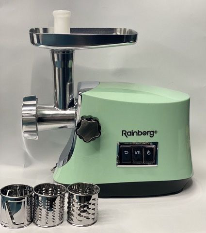 М 'ясорубка + соковижималка + терка Rainberg RB-2272 3800W з Шинковкою Торез - изображение 2