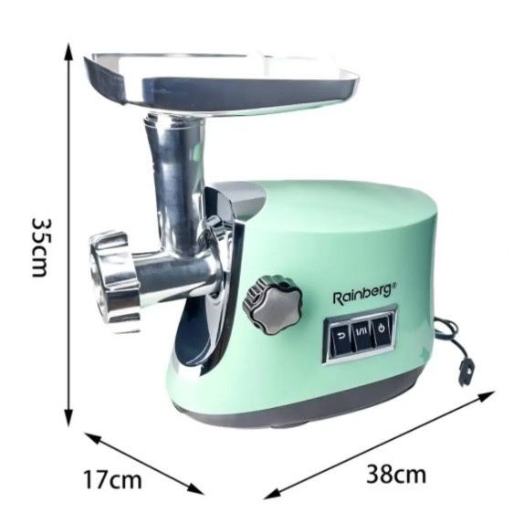 М 'ясорубка + соковижималка + терка Rainberg RB-2272 3800W з Шинковкою Торез - изображение 5