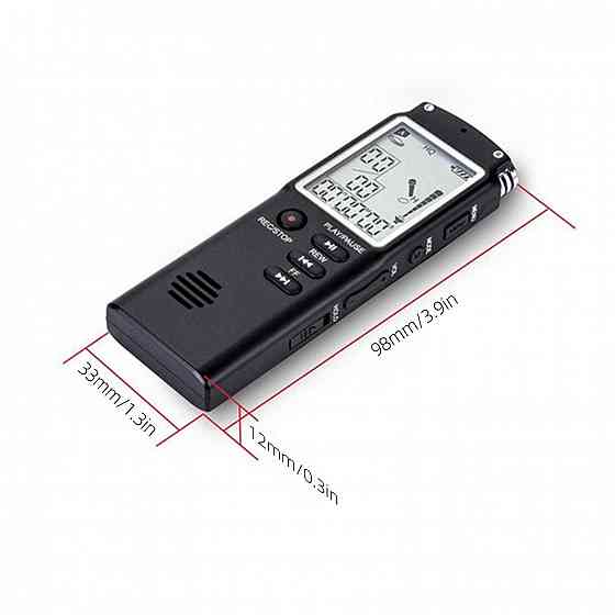 Диктофон цифровой с активацией голосом Volemer T60 Mp3 8гб и 32 гб. Амвросиевка