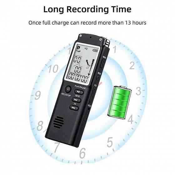 Диктофон цифровой с активацией голосом Volemer T60 Mp3 8гб и 32 гб. Амвросиевка