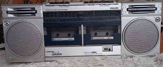 Винтажная магнитола Philips D8330, легенда 1984г. Ждановка