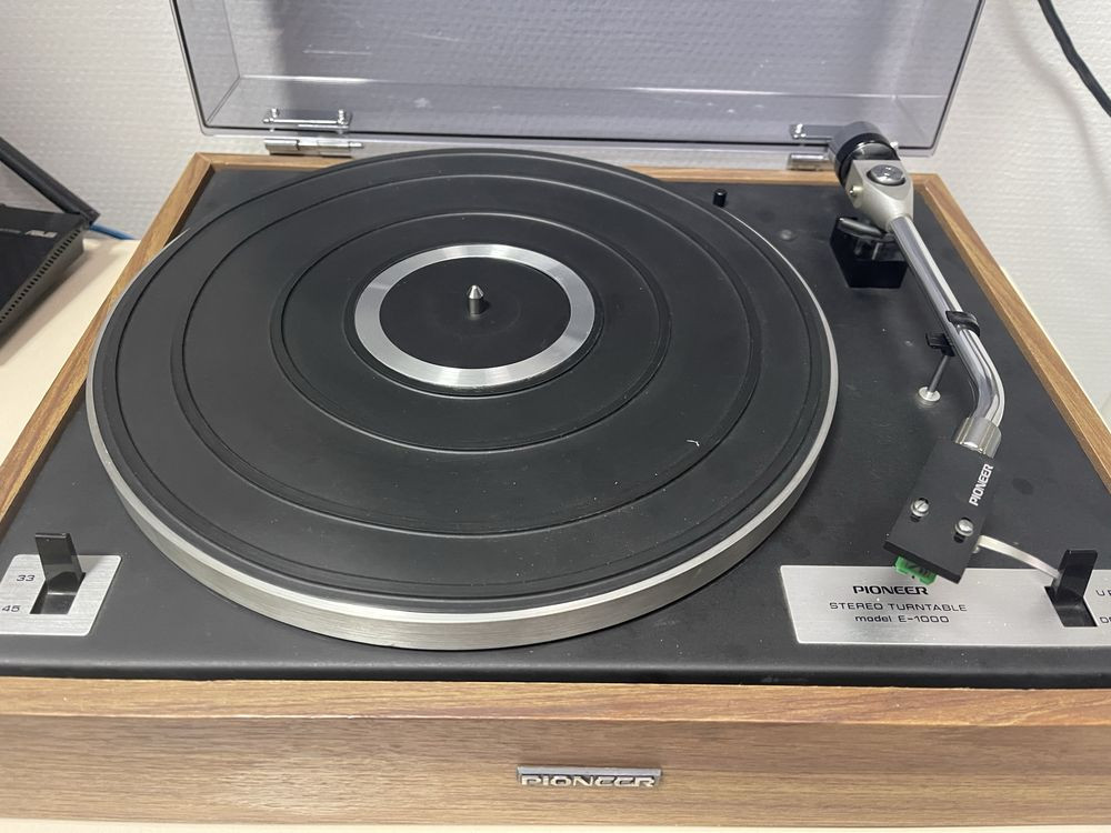 Виниловый проигрыватель, Pioneer E1000, ручной, винтажный, классика. Амвросиевка - изображение 2