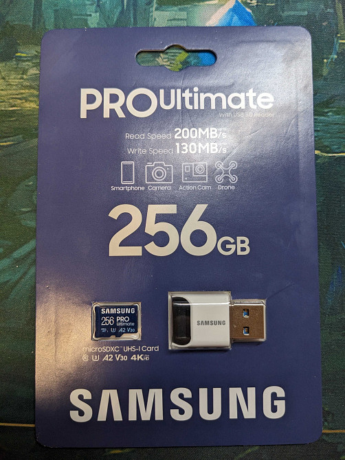 Карта памяти SAMSUNG 256GB PRO Ultimate microSD Иловайск - изображение 3